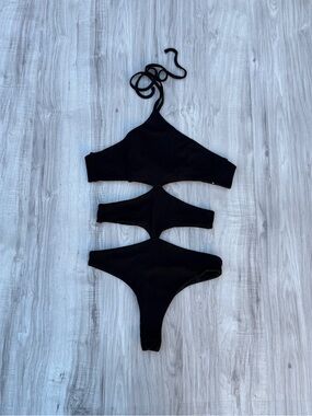 Superdown black cut out bodysuit